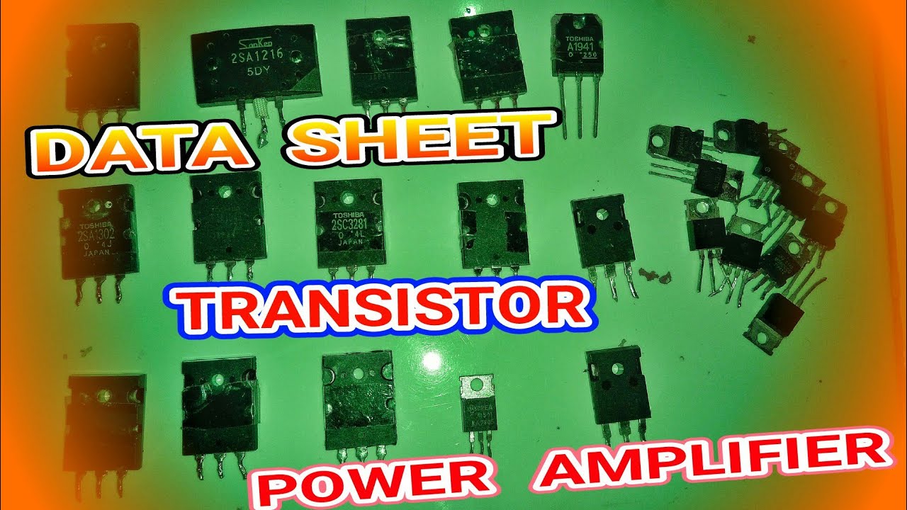 data tabel persamaan transistor download